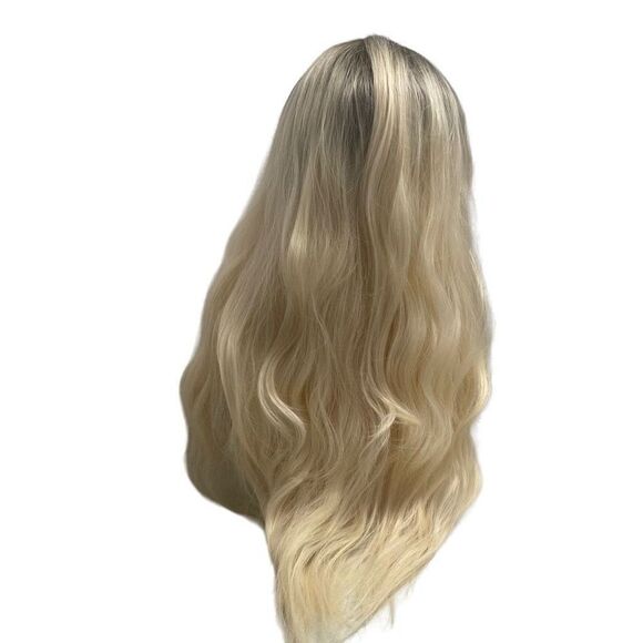 Long Synthetic Blonde‎ Brown Wig 28” Length - Picture 1 of 10